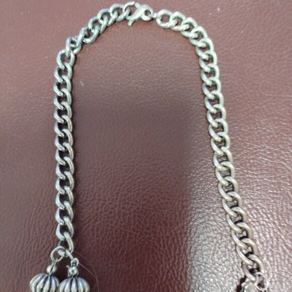 ❤️Cowgirl Western Style Squash Blossom Turquoise Necklace - Picture 4 of 8